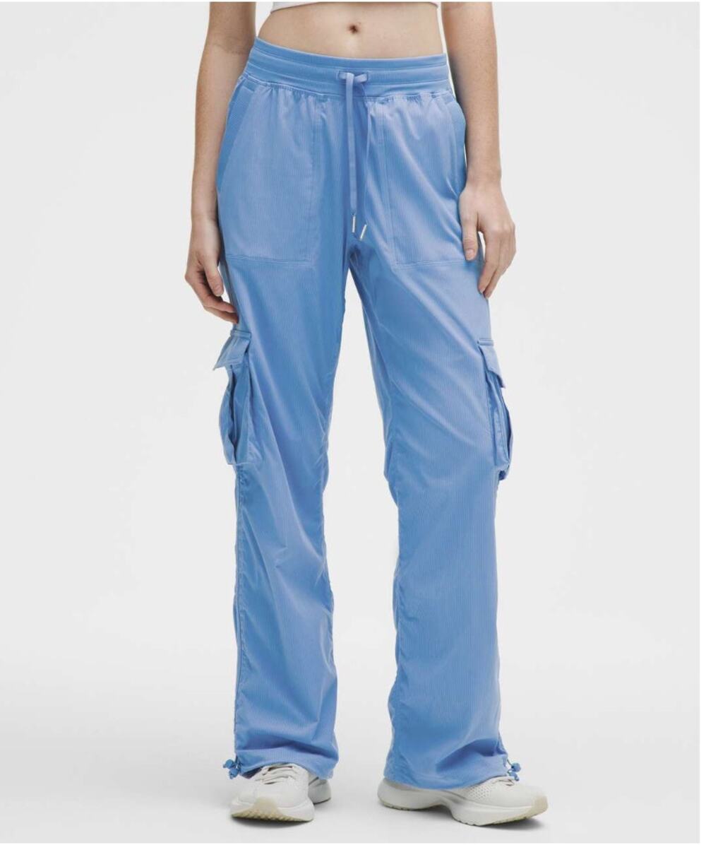 Lululemon Dance Studio Relaxed Fit Cargo Pants Pool Party Blue Small